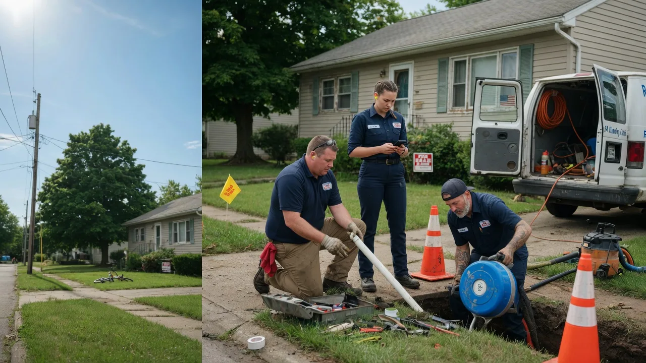 Sewer Line Repair in Farmersville, IL near me